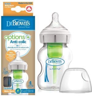 Стеклянная бутылочка Dr.Brown's с широким горлышком, 150 мл