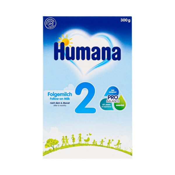 Humana 2, Молочная Смесь С Пребиотиками, 300 Г (6-12 Месяцев)