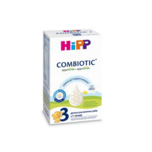 HiPP Combiotic 3 sutli aralashma, 300 g, ukraincha qadoq, 11 oylikdan