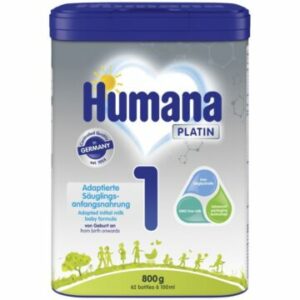 Humana 1, сухая молочная смесь с пребиотиками, 800 г (0-6 месяцев)