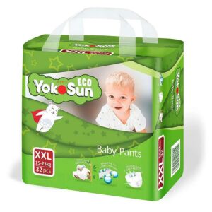 Трусики-подгузники YokoSun Eco, XXL (15-23 кг), 32 шт