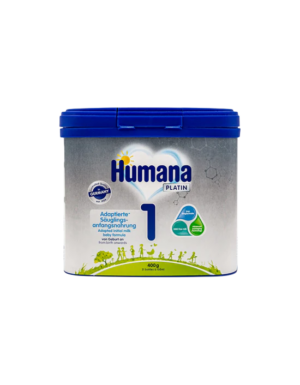 Humana 1, prebiotiklar bilan sutli aralashma, 350 g (0-6 oy), Germaniya
