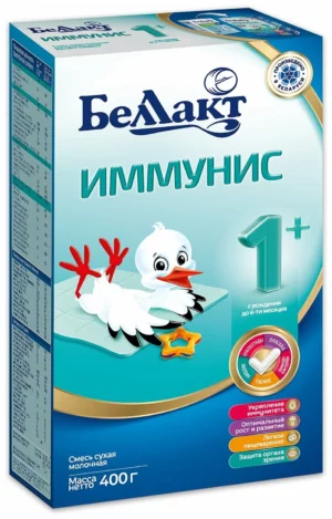 Bellakt Immunis 1+, 400 g – 0-6 oylik bolalar uchun mos sutli aralashma