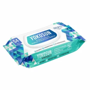 Антибактериальные влажные салфетки YokoSun, 54 шт