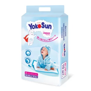 YokoSun bir martalik chaqaloq tagliklari, yopishtiruvchi tasma bilan, 60x90 sm
