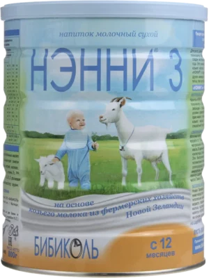 Nenni 3, echki suti asosidagi quruq aralashma, 400 g (1 yoshdan boshlab)