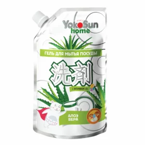 YokoSun idish yuvish geli, Aloe Vera, Doy-pak, 850 ml
