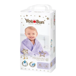 Подгузники-трусики YokoSun Premium XL (12-20 кг), 38 шт.