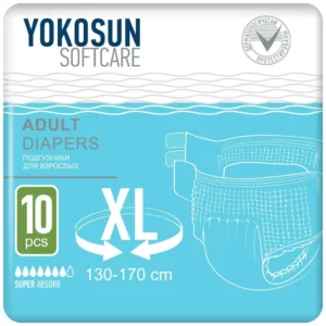 Kattalar uchun YokoSun SoftCare tagliklari, XL (130-170 sm), 10 dona