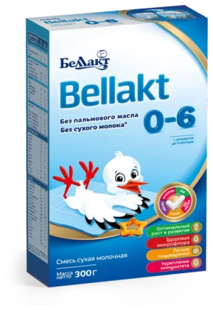 Bellakt 0-6, 300 g – Yangi tug‘ilgan chaqaloqlar uchun aralashma