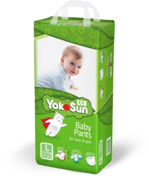 Трусики-подгузники YokoSun Eco, L (9-14 кг), 44 шт