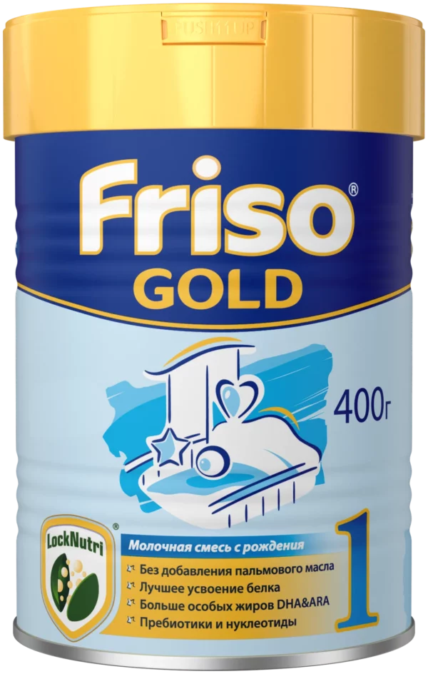 Frisolac Gold 1, 400 Г – Адаптированная Смесь Для Новорождённых, 0-6 Месяцев