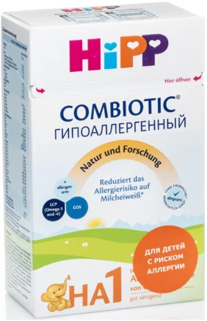 Allergiyaga mos HiPP HA Combiotic aralashma, 350 g, tug‘ilganidan boshlab