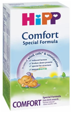 HiPP Comfort bolalar uchun kolik va qabziyatga qarshi sutli aralashma, 300 g, tug‘ilganidan boshlab