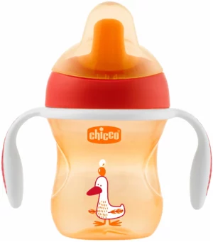 Chicco Training Cup po‘pka, qizil, 200 ml, 6 oylik+