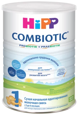 HiPP 1 Combiotic bolalar uchun sutli aralashma, 800 g, 0 oydan 6 oy gacha