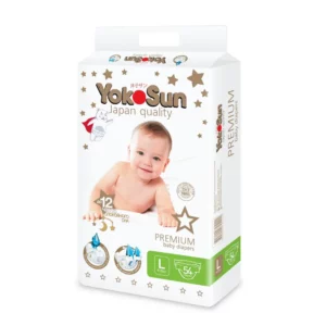 YokoSun подгузники Premium L (9-13 кг), 54 шт. – комфорт и защита