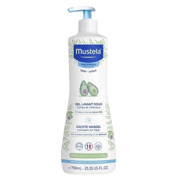 Mustela Bebe Ультранежный Гель для Душа для Детей, 750 мл