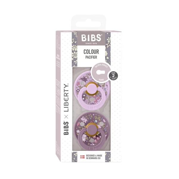 Пустышка Bibs X Liberty Colour 2 Pack Chamomile Lawn - Violet Sky Mix — Изображение 4