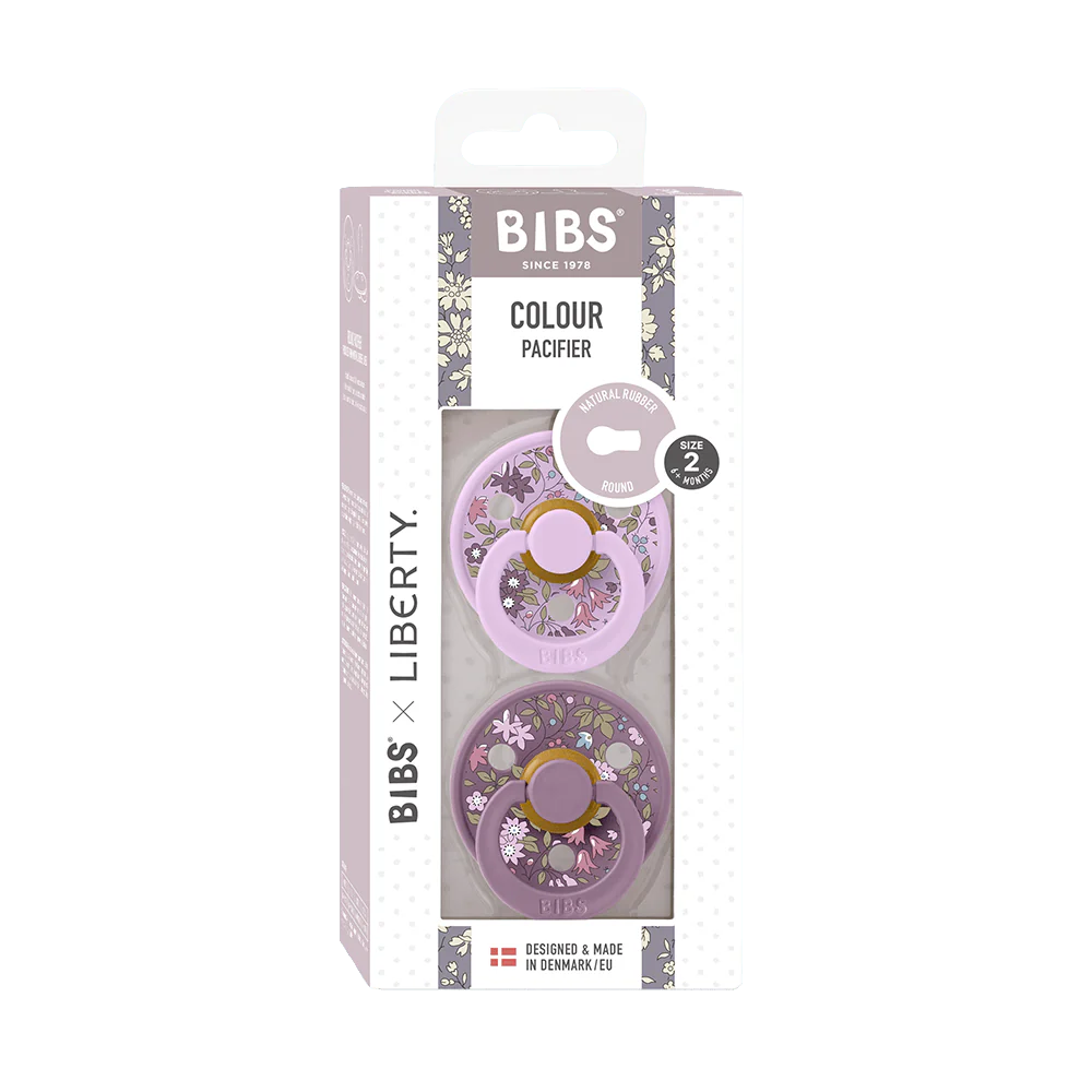 So‘rg‘ich Bibs X Liberty Colour Chamomile Lawn - Violet Sky Mix (Bibs) 4 So‘rg‘ich Bibs X Liberty Colour Chamomile Lawn - Violet Sky Mix - Image 4
