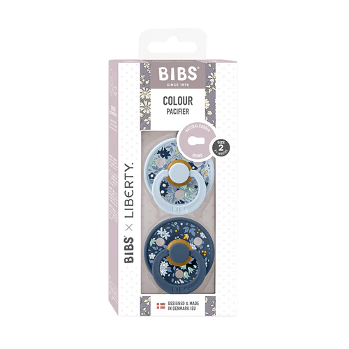 Пустышка Bibs X Liberty Colour, 2 Шт, Chamomile Lawn - Baby Blue Mix — Изображение 3