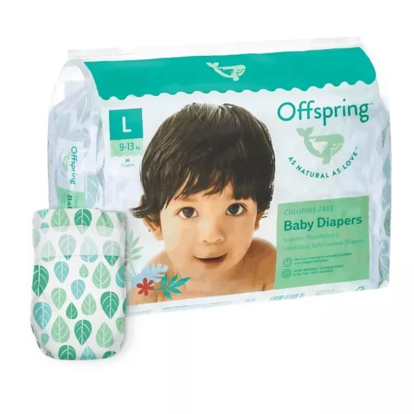 Offspring Bolalar Tagliklari L 9-13 kg, 36 dona, Bargli Dizayn