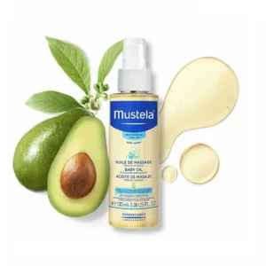 Массажное масло Mustela с авокадо для детей, 100 мл