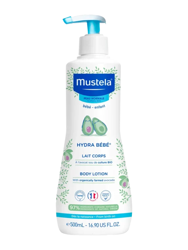 Mustela Hydra Baby молочко для тела, увлажнение и защита, 500 мл