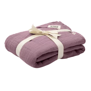 Musslin BIBS 120x120 sm – Yumshoq va nafas oladigan pelenka (Xizir rangi)