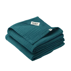 Пеленки BIBS 70x70 см, 2 шт, органический хлопок, цвет Форест Лейк Тил