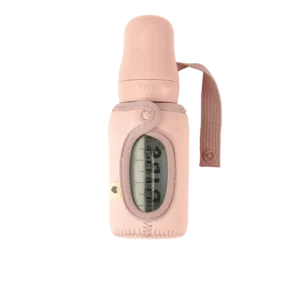 BIBS bolalar shishasi va qoplami 110 ml - Blush rangi