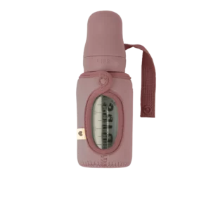 BIBS bolalar shishasi va qoplami 110 ml - Woodchuck rangi