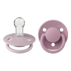 So‘rg‘ich Bibs de Lux, silikon, 0-36 oy, Dusky Lilac & Heather