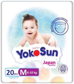 Трусики-подгузники YokoSun Comfort Mini , M (6-10 кг), 20 шт
