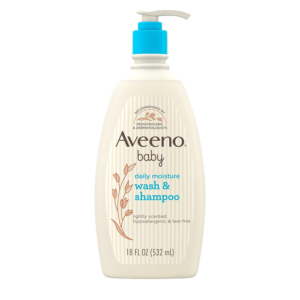 Aveeno детское увлажняющее средство для мытья тела и волос, 532 мл
