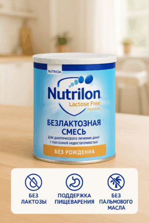 Nutrilon Premium Laktozasiz, quruq bolalar aralashmasi, 0+ oy, 400 g, Polsha