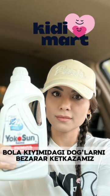 🧼 YokoSun Home – Oqartiruvchi va Dog‘ Ketkazuvchi
Yorqin oq kiyimlar va toza natijani xohlovchilar uchun ideal vosita! ✨🌀 Kislorod asosida faol formulasi bilan:
✔ Qattiq dog‘larni yo‘q qiladi
✔ Kiyimni sarg‘ayishdan himoya qiladi
✔ Oq rangdagi kiyimlarni yangidek qiladi
👶 Bolalar kiyimlariga ham mos – xavfsiz tarkib💧Qo‘lda yoki kir yuvish mashinasida foydalanish mumkin.
🇯🇵 Yapon texnologiyasi asosida ishlab chiqilgan.📦 YokoSun sifatiga ishonch bilan!
💬 Buyurtma uchun: @Kidimart_admin