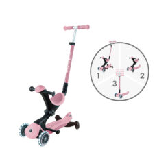 Самокат Globber Go Deluxe LIGHTS ECOLOGIC 360°, 3-в-1, до 50 кг, 4 цвета — купить в Ташкенте | Brandyol.uz