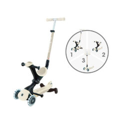 Самокат Globber Go Deluxe LIGHTS ECOLOGIC 360°, 3-в-1, до 50 кг, 4 цвета — купить в Ташкенте | Brandyol.uz