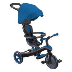 Велосипед Globber Explorer Trike 4in1, 4 режима, складной, от 10 мес до 5 лет - Blue