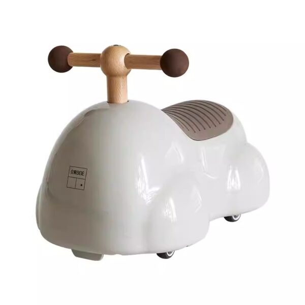 Детская Каталка Ikb Peanut Twist Car, 1–12 Лет, Антиопрокидывание, Бежевая — Изображение 2