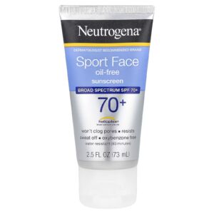 Солнцезащитный Лосьон Для Лица Neutrogena Sport Face Spf 70+, Нежирный, 73 Мл