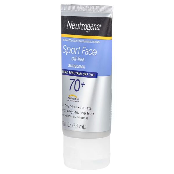 Neutrogena Sport Face Spf 70+, Yuz Uchun Quyoshdan Himoyalovchi Yog‘siz Loson, 73 Ml - Image 2