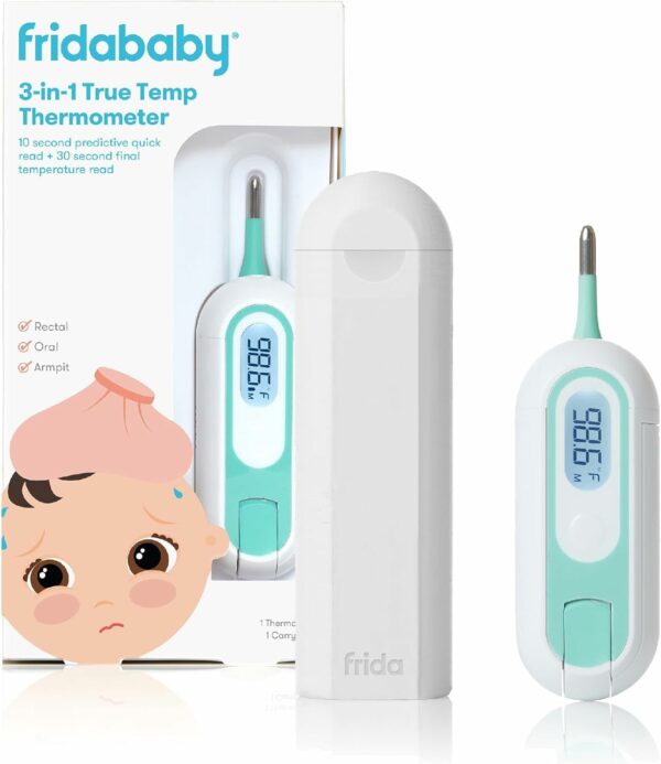 Цифровой Термометр Frida Baby 3-В-1, 10 Сек, Для Детей, С Подсветкой