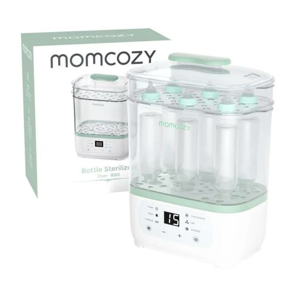 Momcozy Стерилизатор И Сушилка 8-В-1 Для Бутылочек, White, Bs02 — Изображение 2