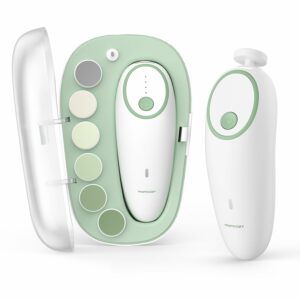 Momcozy электрическая пилочка для ногтей, 7 насадок, USB Type-C, 0–36 мес