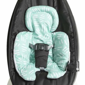 4moms подушка-вкладка для качалки mamaRoo, серый и зелёный, 0+ мес