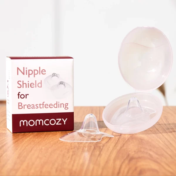 Momcozy Ko‘krak Qopqog‘i, 17/20/24 Mm, Silikon, Bpa-Free, Qutilik