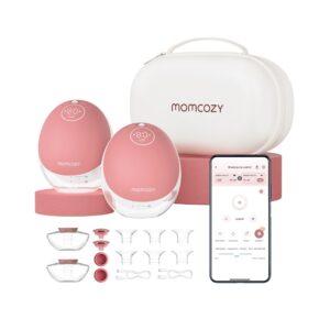 Momcozy M9 Double портативный молокоотсос на две груди, 24 мм, BPA-free