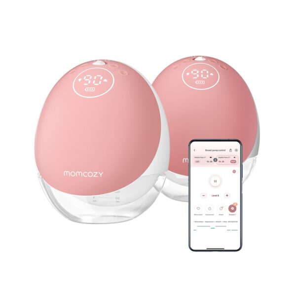 Momcozy M9 Double Портативный Молокоотсос На Две Груди, 24 Мм, Bpa-Free — Изображение 5